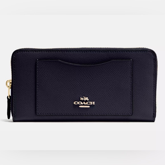 Coach 2Pcs Set BLACK Crossgrain Leather Gallery Tote Shoulder Bag/Wallet - Picture 5 of 9